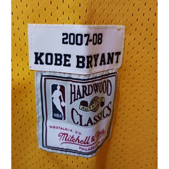 Kobe Bryant (Mitchell/Ness)-(Lakers)-(Yellow)-(Jersey)-(New Cond.)-(SizeXL)-$100 - Picture 11 of 12